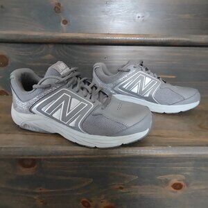 New Balance Women's 847V3 ABZORB Gray Silver Walking Shoes Size 9.5